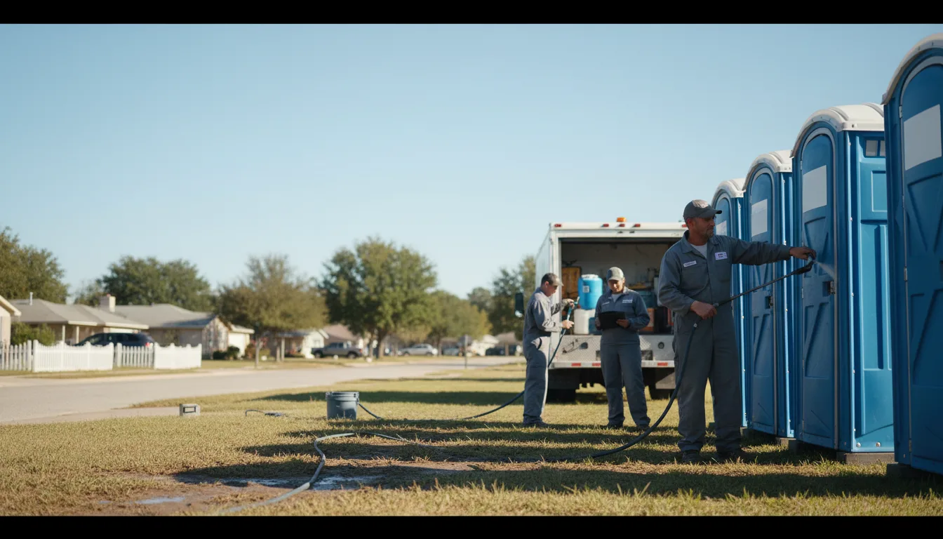 Long-Term Portable Toilet Rental in Sweet Water, AL near me